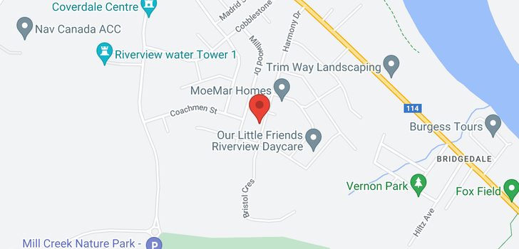 map of 93 Harmony DR